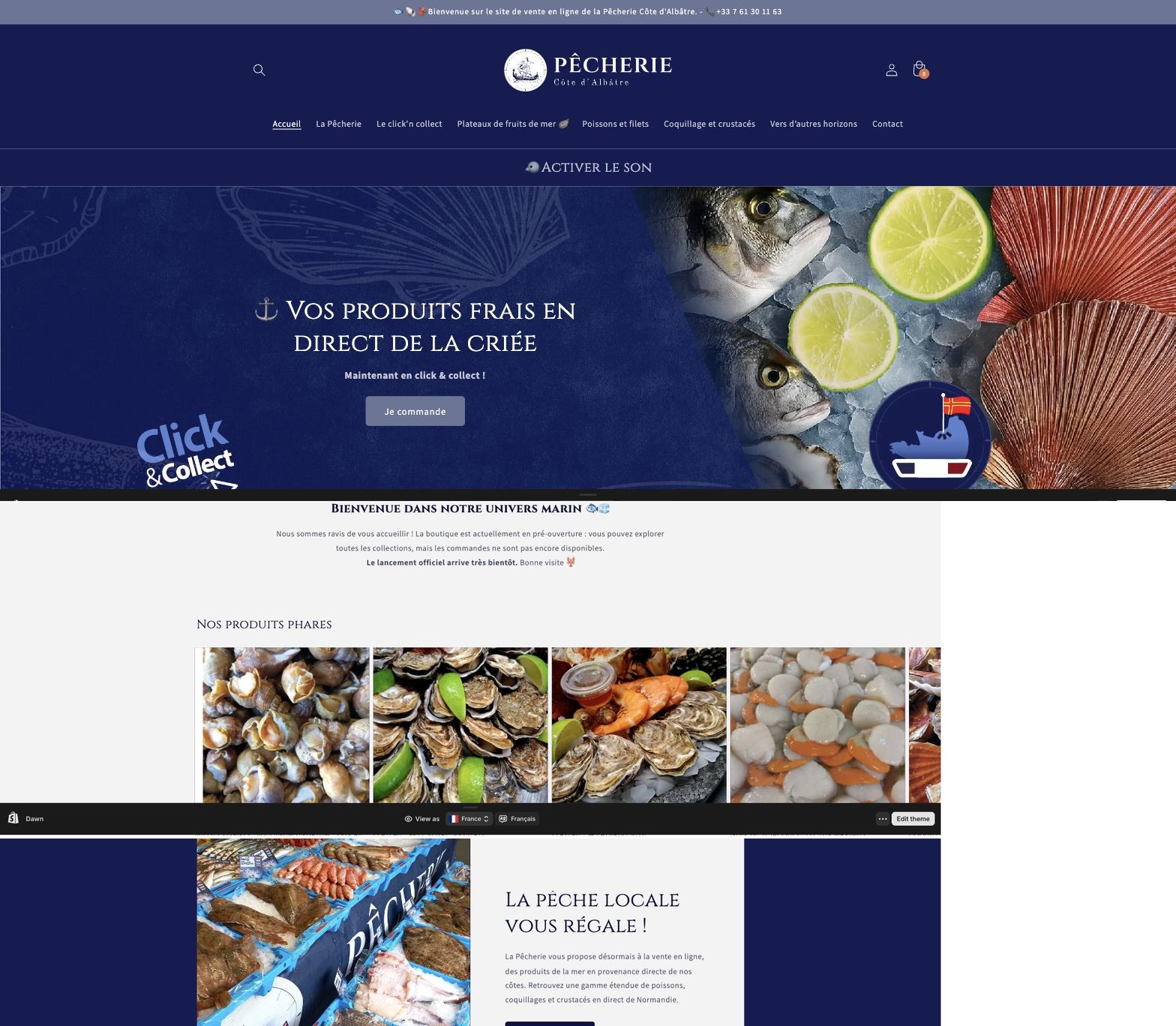 Pêcherie — Homepage